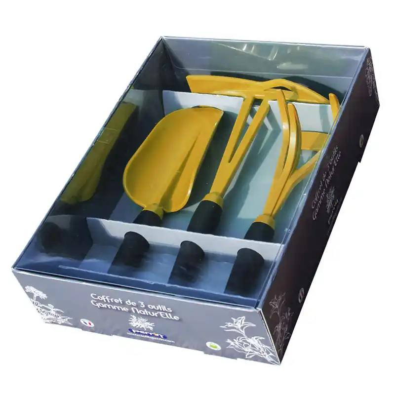 Outil nylon fibre de verre incassable coffret 3 outils jaune miel
