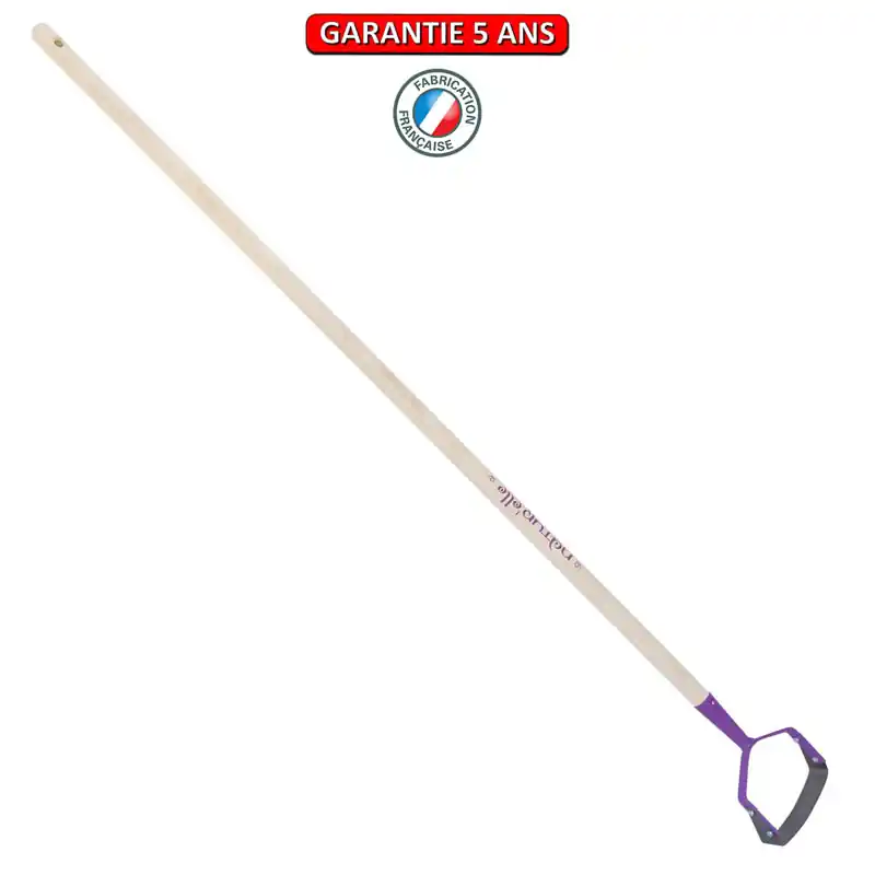 Grattoir lame de 14 cm manche 130 PEFC. Couleur Frambroisine.