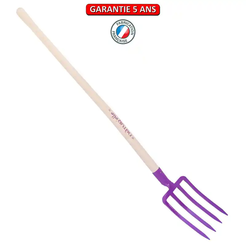 Fourche à rosier. Longueur de 27 cm. Emmanché 90 PEFC. Couleur framboisine.