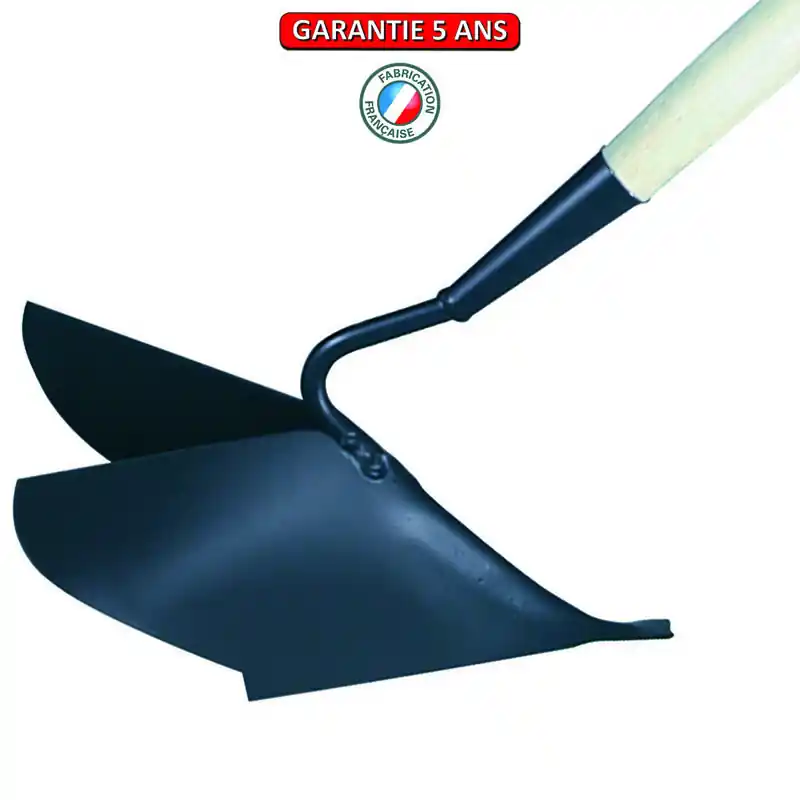 Butteur rayonneur. Sans manche. Largeur de 15 cm. Outil à main de jardin.