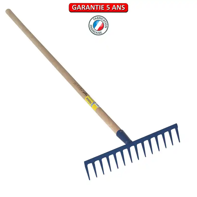 Râteau 16 dents droites soudées manche 1,5m