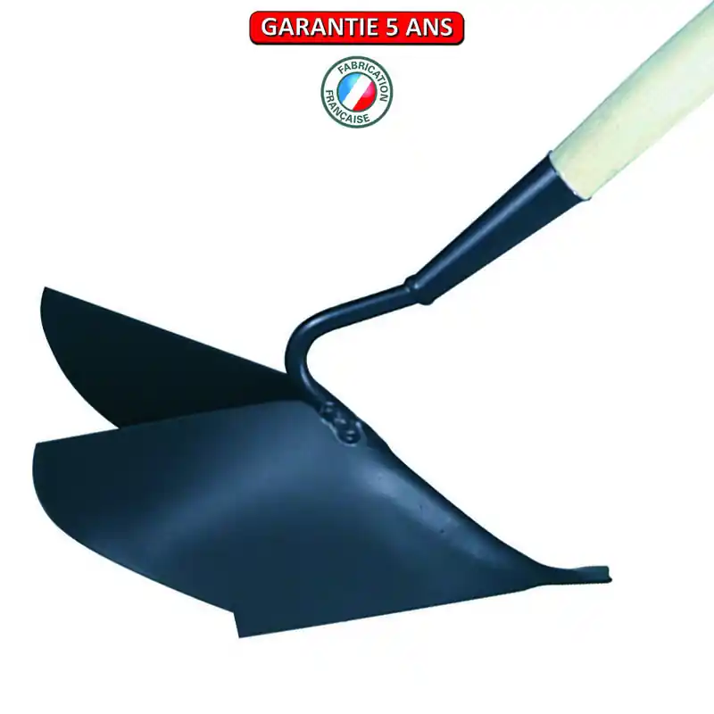 Butteur rayonneur. Sans manche. Largeur de 20 cm. Outil à main de jardin.