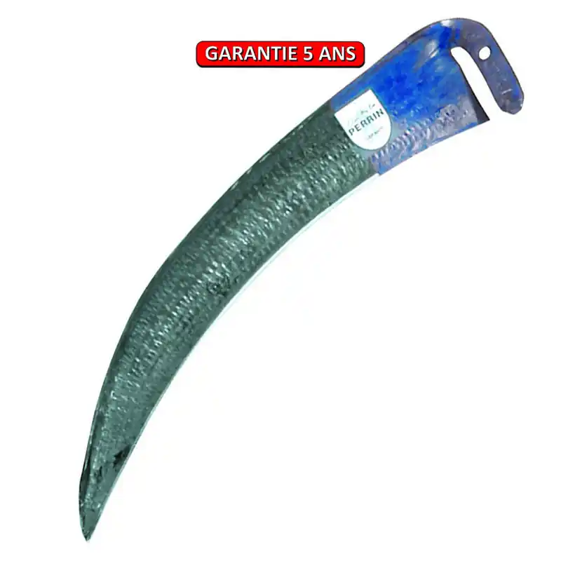 Lame de faux demi-large. 60 cm. Outil à main de jardin.