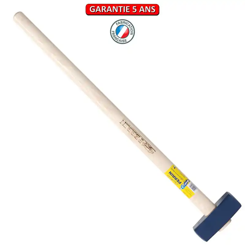 Masse couple 3 Kg. Emmanché droit 90. Outil à main de maçonnerie.