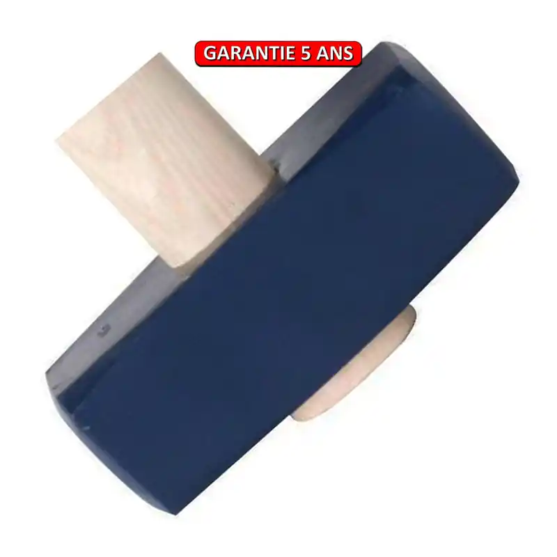 Masse couple. 4Kg. Sans manche. Outil à main de maçonnerie.