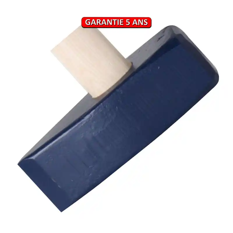 Masse à tranche 4 Kg. Sans manche. Outil à main de maçonnerie.