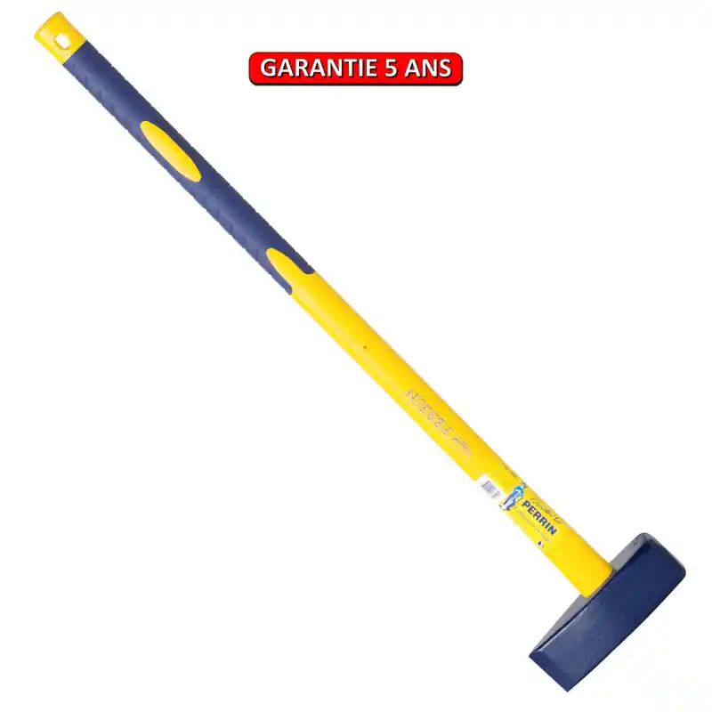 Masse à tranche 4 KG . Emmanché manche composite tri-matière, manche incassable