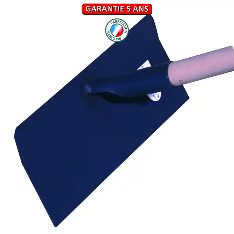 Racloir cantonnier 40 cm, douille soudée. Sans manche.