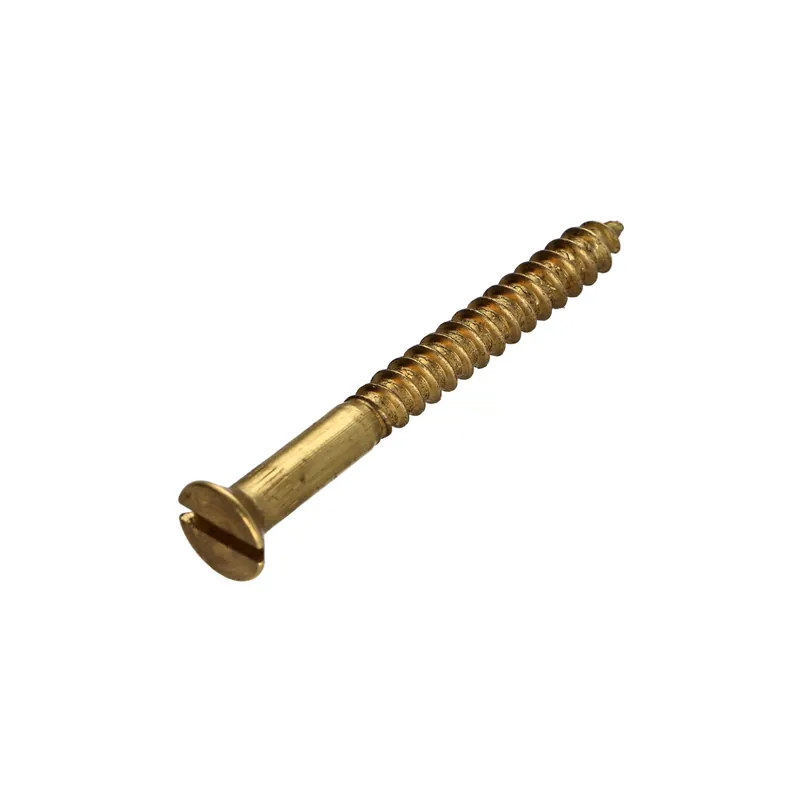 1 x Vis bois Laiton Tête fraisée Fendue 5X80