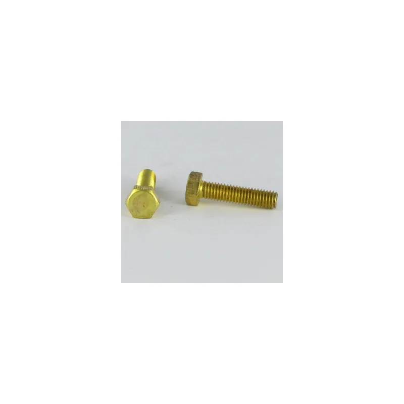 1 x Vis métaux Laiton Tête hexagonale TH M8X20