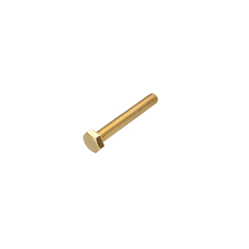1 x Vis métaux Laiton Tête hexagonale TH M8X80