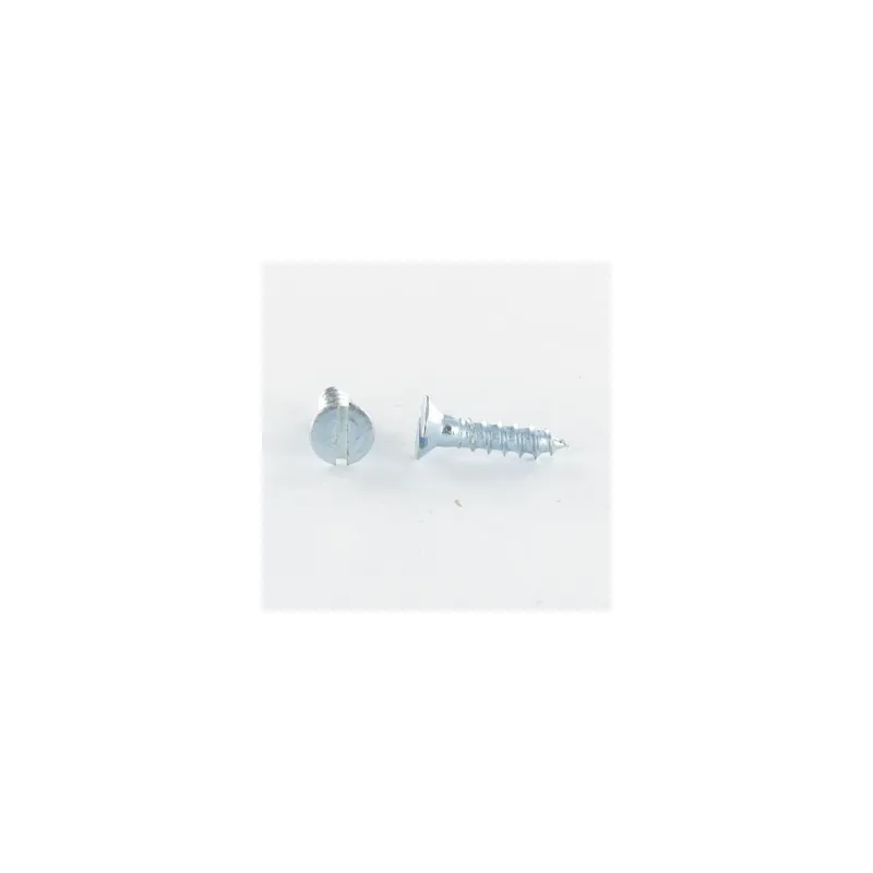 1 x Vis bois Tête fraisée Fendue 4.5X60 Acier zingué
