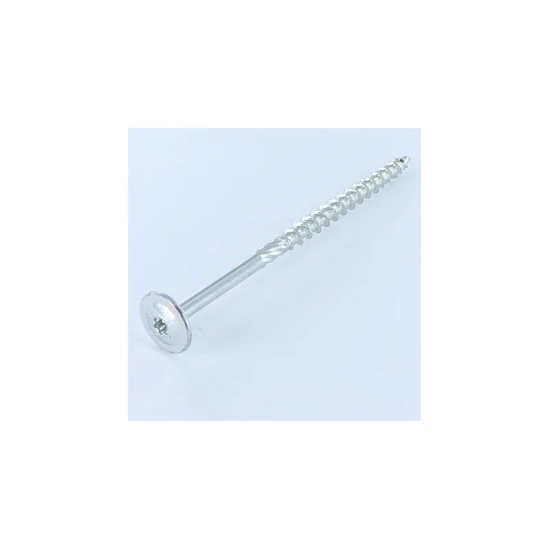 1 x VBA Vis bois agglo Tête disque TORX T40 8X100 Acier zingué