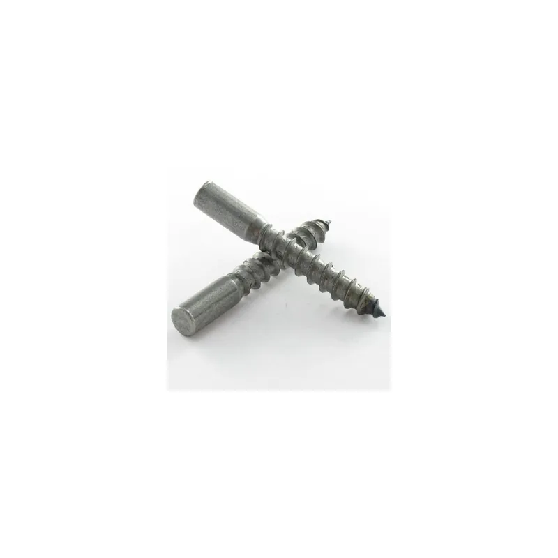 1 x Tirefond Sans tête 12X140 Filetée sur 90 Acier brut