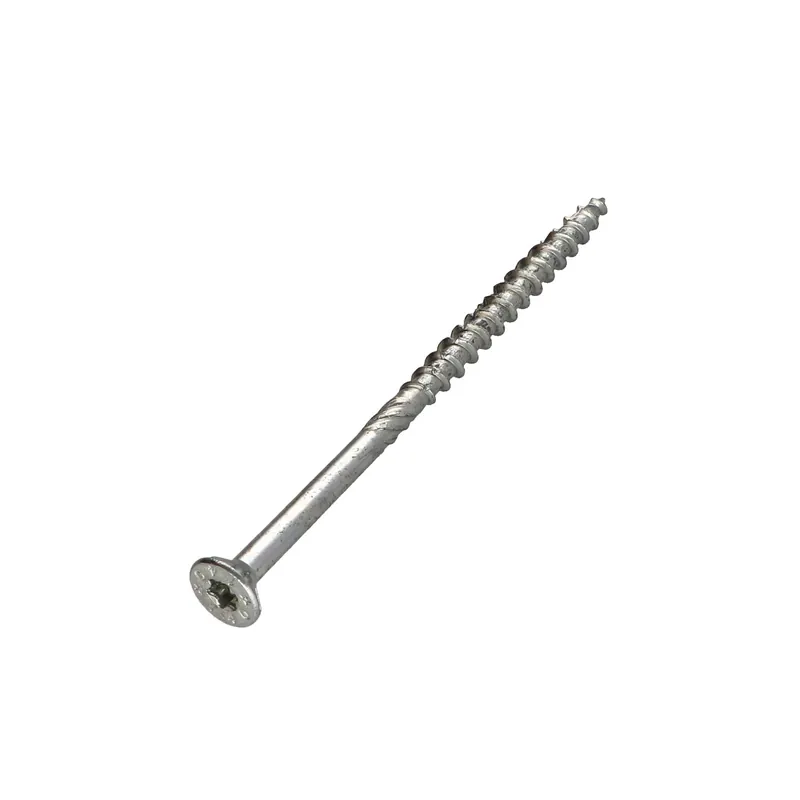 1 x VBA3 Tête fraisée Cranté 8X360 Filetée sur 124 TORX T40 Acier zingué