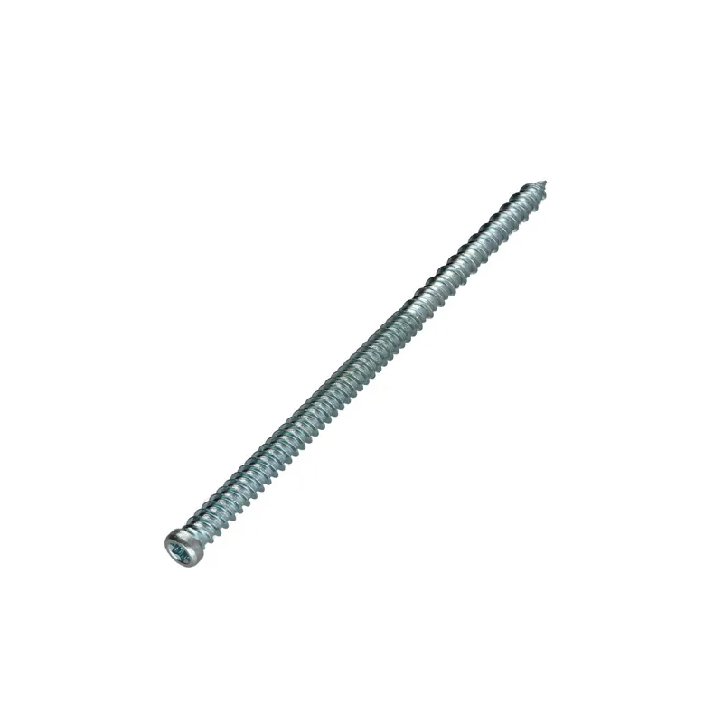 1 x Vis Béton Tête cylindrique TC Réduite 7.5X150 Diamètre de tête 8.5 TORX T30 Acier zingué