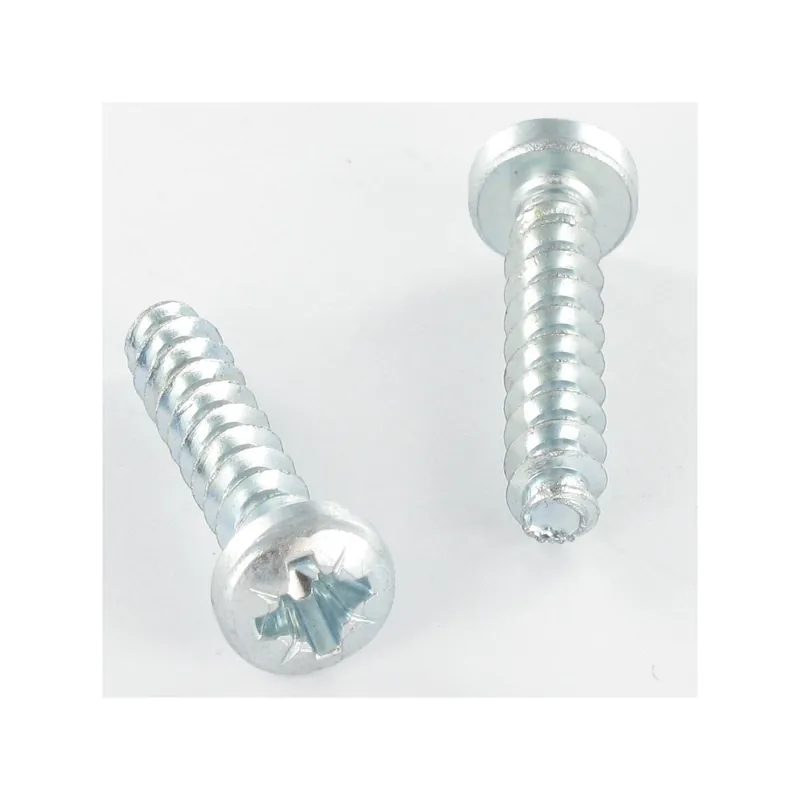 1 x Vis pvc Tête cylindrique TC Pozi 6X29 Filet 40 Degrès Acier zingué