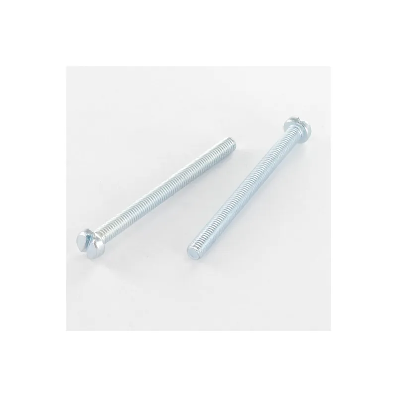 1 x Vis métaux Tête cylindrique TC Fendue M6X25 Acier zingué