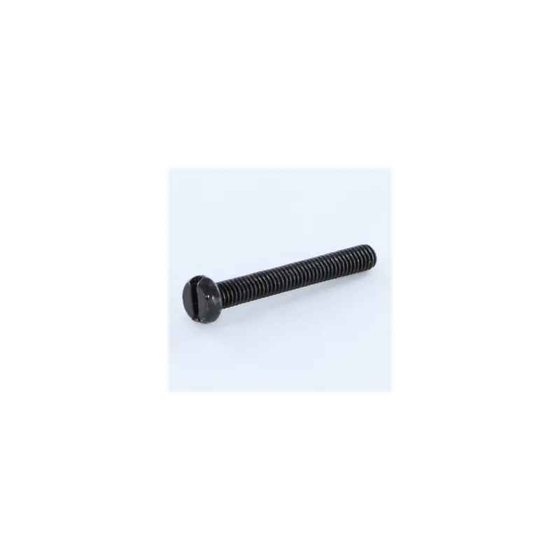 1 x Vis métaux Tête cylindrique TC Fendue M8X25 Acier zingué noir