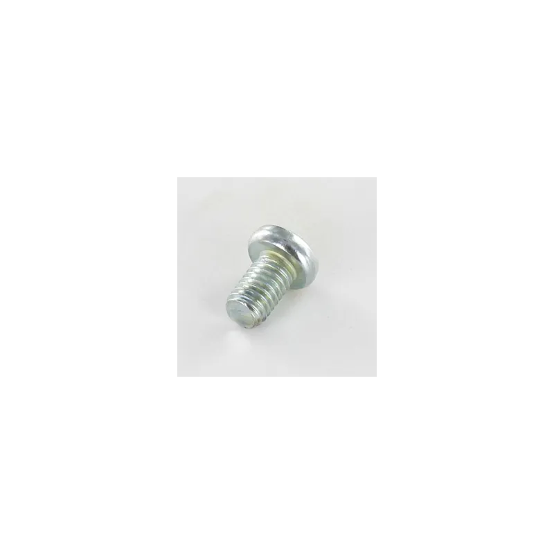 1 x Vis métaux Tête cylindrique bombée TCB Pozi N°3 M6X35 Acier zingué