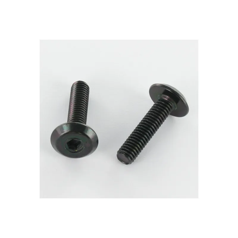 1 x Vis métaux tête plate Clé de 4 HC4 M6X60 Acier zingué noir