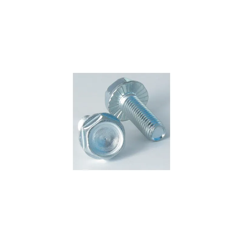 1 x Vis autotaraudeuse Tête hexagonale TH Embase collerette crantée 10X40 Acier zingué