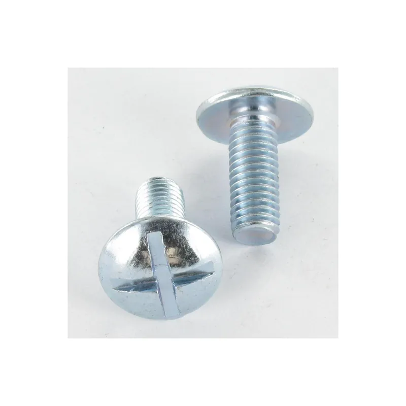 1 x Vis Poelier Fendue En Croix M10X70 Acier zingué