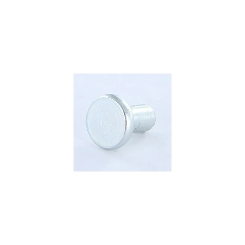1 x Rivet à frapper Tête plate 6X12 Acier zingué