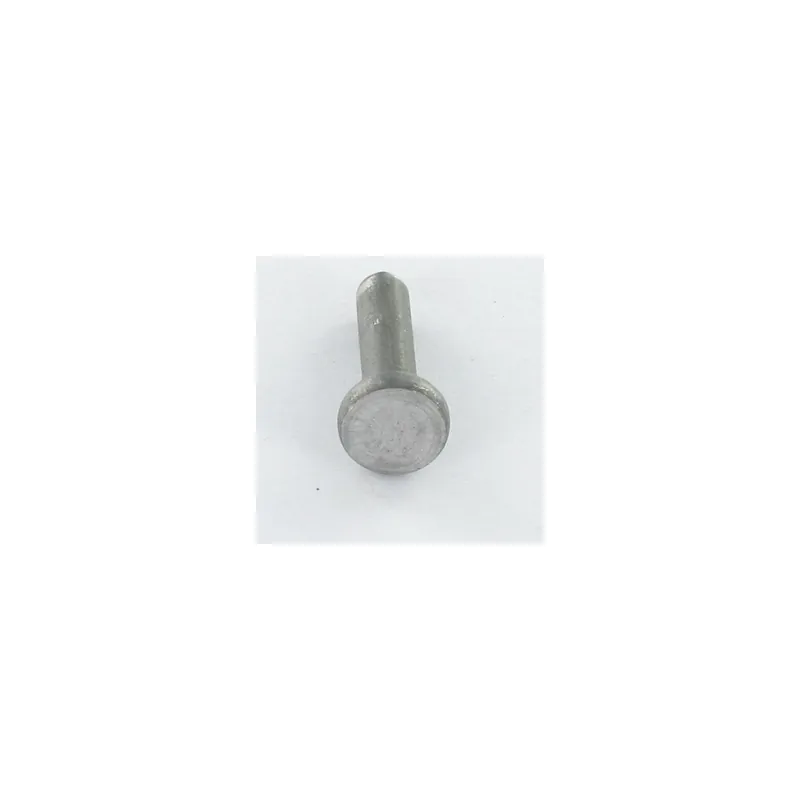 1 x Rivet à frapper Tête plate 6X12 Acier brut