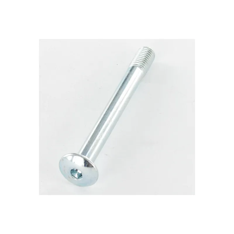 1 x Vis Poelier Clé de 4 HC4 M7X65 Filetée sur 12 Pas de 100 Acier zingué