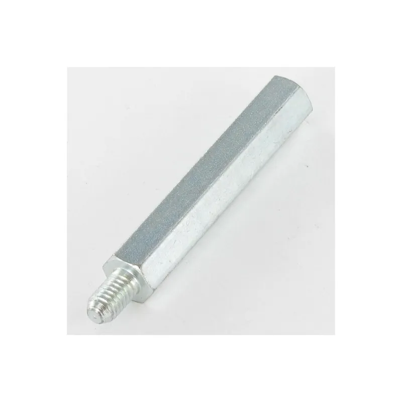 1 x Entretoise Hexagonal Mâle femelle M5/10 8X25 Filetée sur 10 Acier zingué