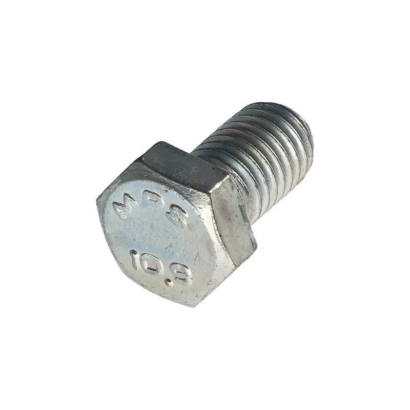 1 x Vis métaux Tête hexagonale TH Pas Gauche M10X16 Classe 10.9 acier geomet