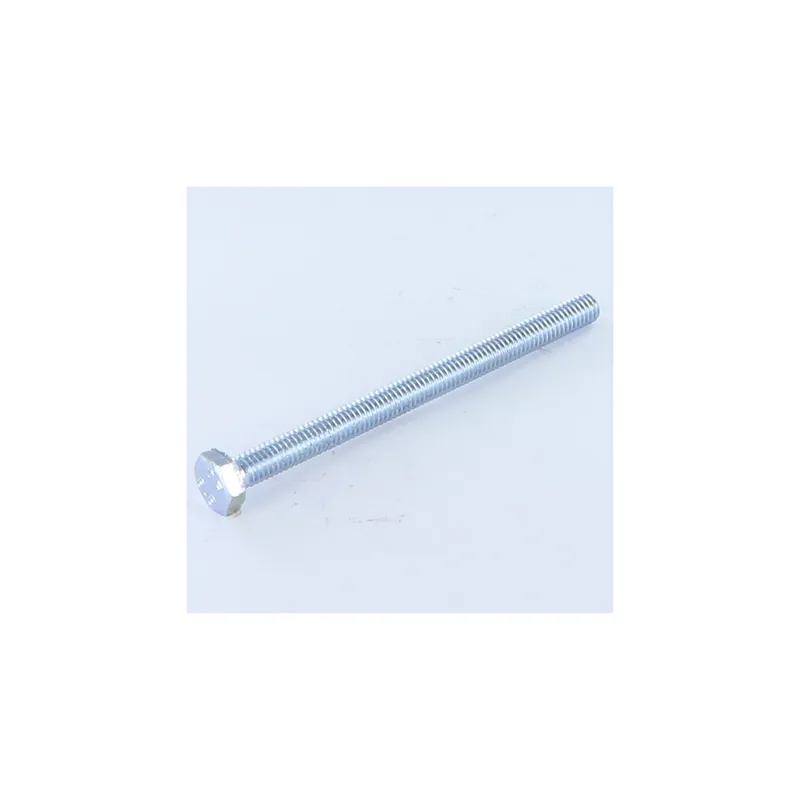 1 x Vis métaux Tête hexagonale TH M10X60 Classe 8.8 Acier zingué