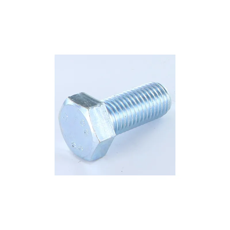 1 x Vis métaux Tête hexagonale TH M22X50 Classe 8.8 Acier zingué