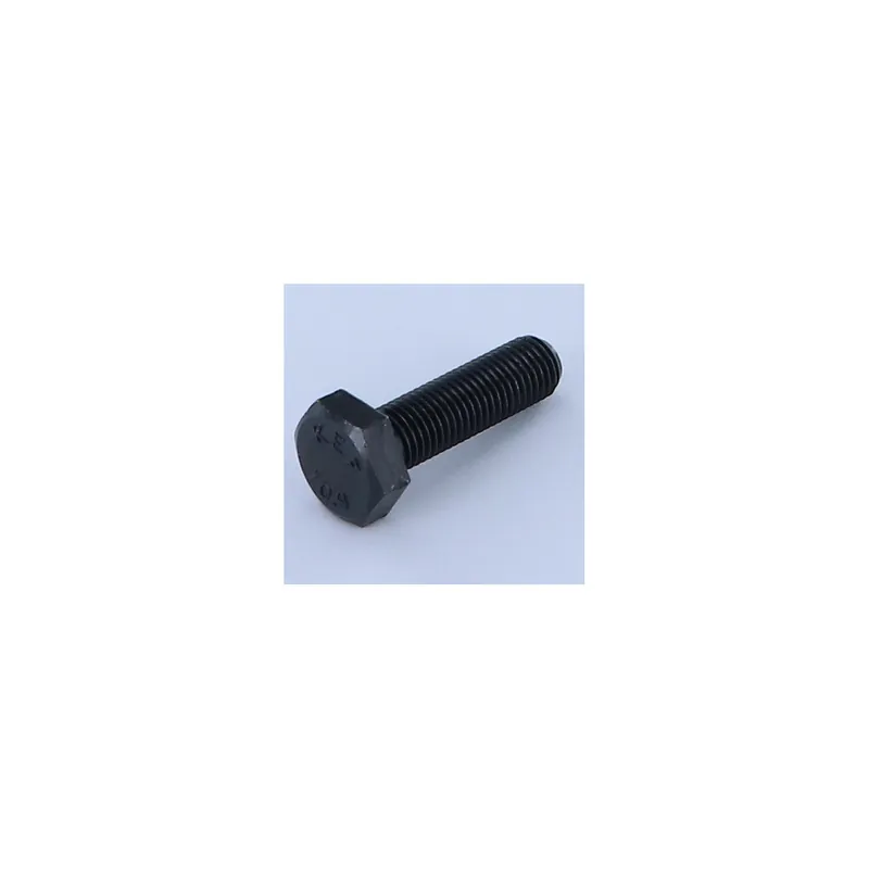 1 x Vis métaux Tête hexagonale TH M10X40 Classe 10.9 Filetage total Pas fin Pas de 100 Acier brut