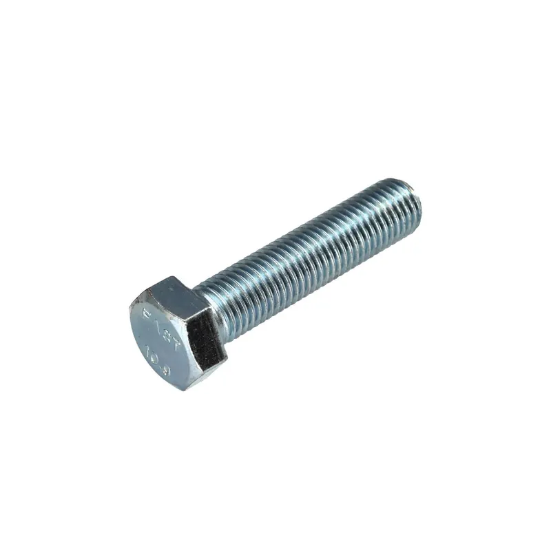 1 x Vis métaux Tête hexagonale TH M16X45 Classe 10.9 Acier zingué