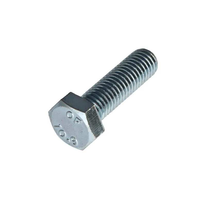 1 x Vis métaux Tête hexagonale TH M8X35 Classe 10.9 Acier zingué