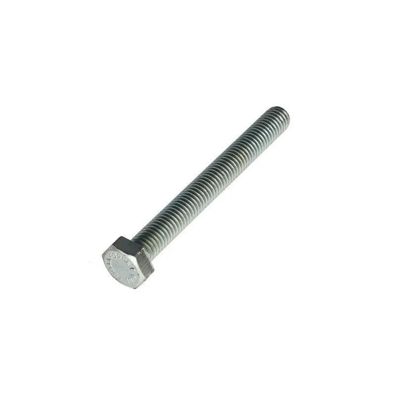 1 x Vis métaux Tête hexagonale TH M8X80 Classe 10.9 Acier zingué