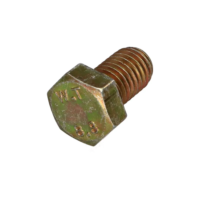 1 x Vis métaux Tête hexagonale TH M12X25 Classe 8.8 Bichromaté
