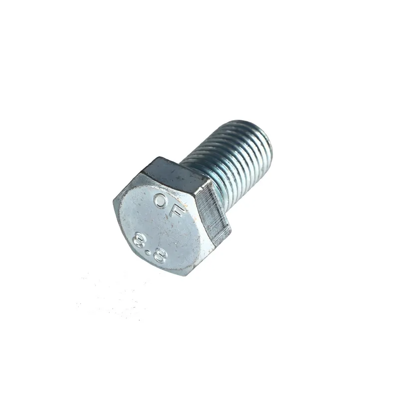1 x Vis métaux Tête hexagonale TH M18X35 Classe 8.8 Acier zingué
