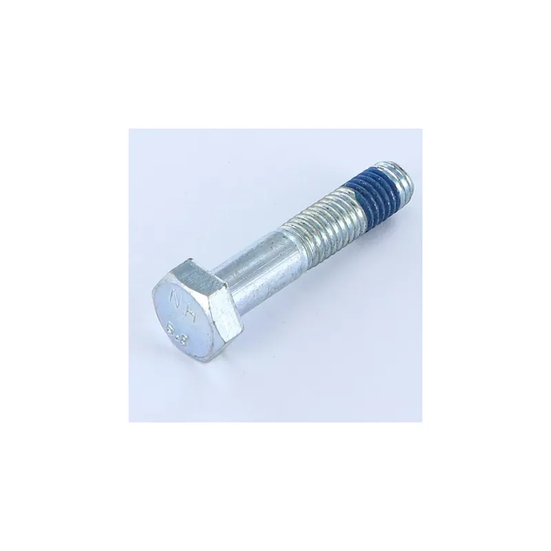 1 x Corps de boulon filetage partiel Tête hexagonale TH M8X40 Classe 6.8 Acier zingué Frein filet