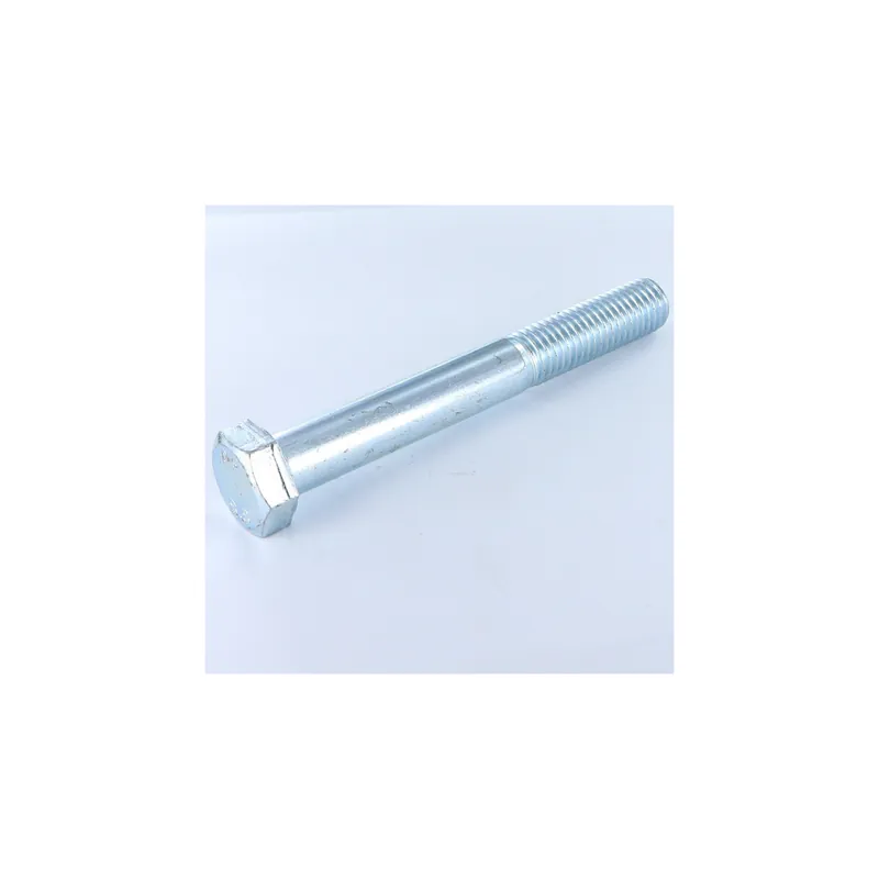 1 x Corps de boulon filetage partiel Tête hexagonale TH M16X150 Classe 8.8 Acier zingué