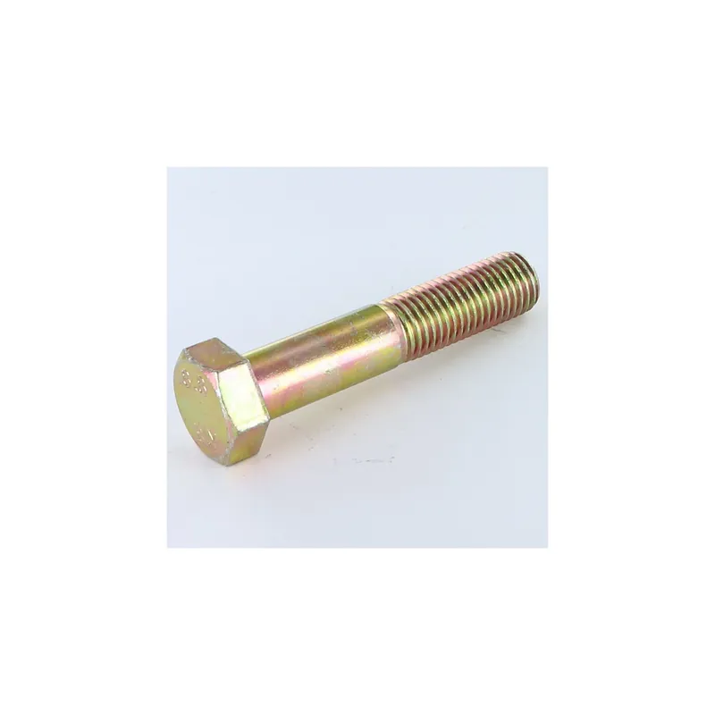 1 x Corps de boulon filetage partiel Tête hexagonale TH M18X90 Classe 8.8 Bichromaté