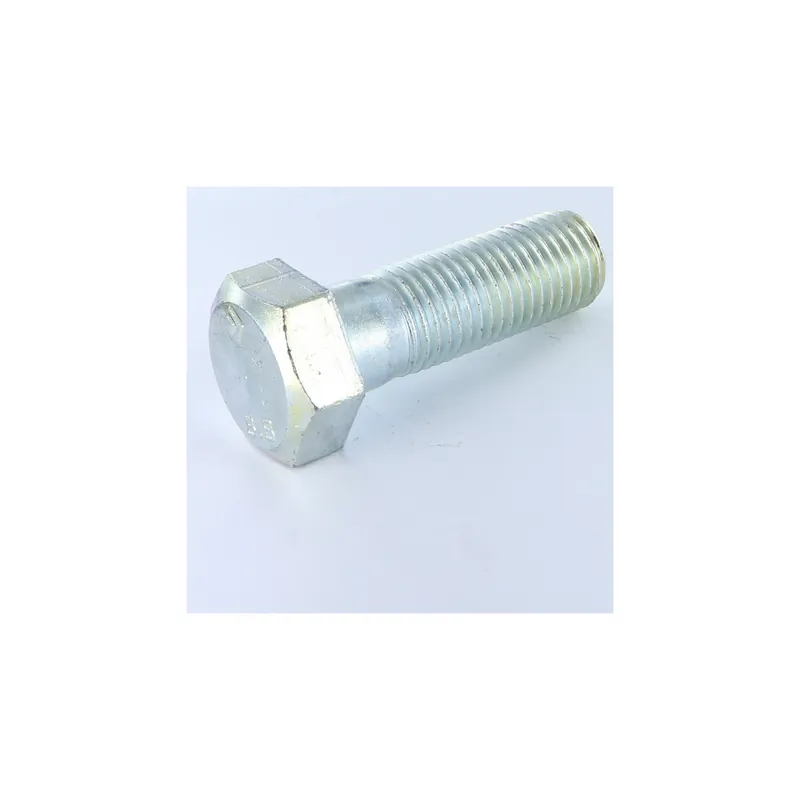 1 x Corps de boulon filetage partiel Tête hexagonale TH M27X90 Classe 8.8 Acier zingué