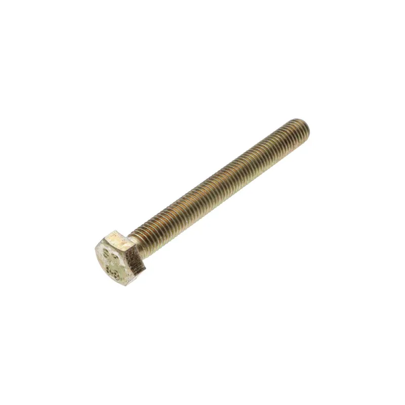 1 x Vis métaux Tête hexagonale TH M6X75 Classe 6.8 Bichromaté