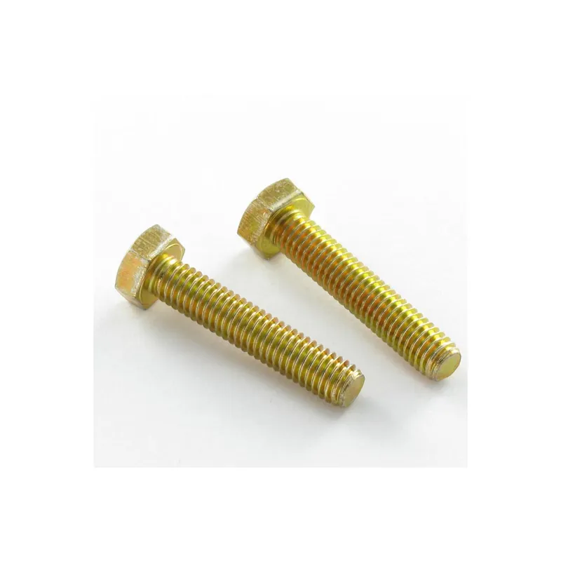 1 x Vis métaux Tête hexagonale TH M8X30 Classe 6.8 Bichromaté