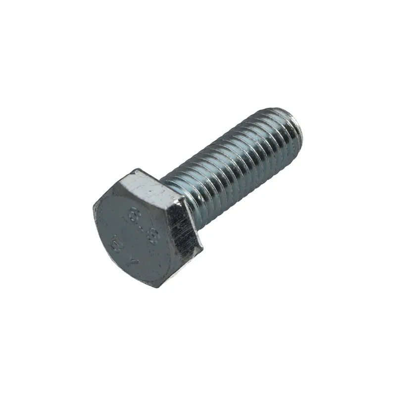 1 x Vis métaux Tête hexagonale TH M8X55 Classe 6.8 Acier zingué