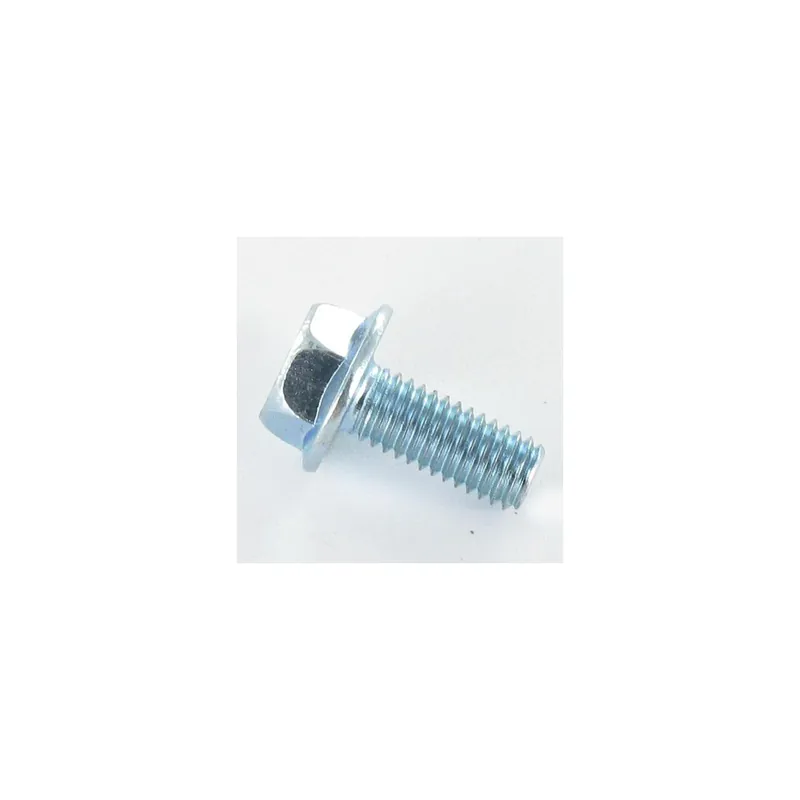 1 x Vis métaux Tête hexagonale TH M8X25 Embase lisse Acier zingué