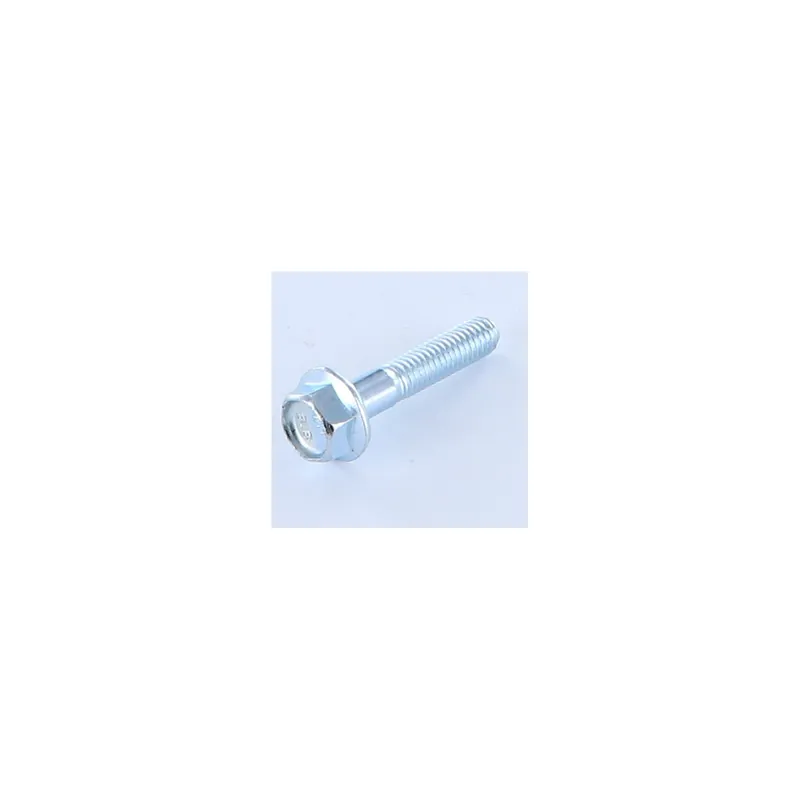 1 x Vis métaux Tête hexagonale TH M6X30 Filetée sur 18 Filetage partiel Embase collerette crantée Classe 8.8 Acier