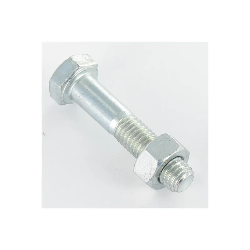 50 x Boulon (vendu avec Ecrou) Tête hexagonale TH M14X50 Classe 8.8 SB Acier zingué